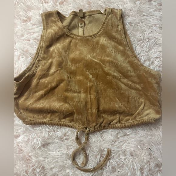 Skims logo velour tie tank - Picture 1 of 1